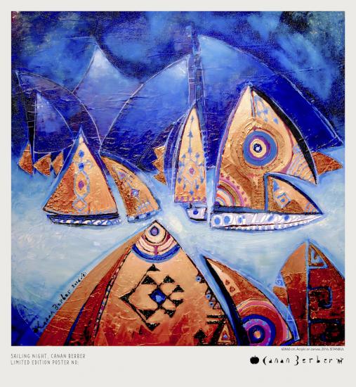 Canan Berber Poster Sailing Night